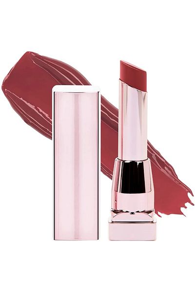 Maybelline New York Ruj cu finish stralucitor Color Sensational 90 Scarlet Flame, 5.7 g