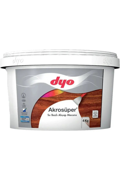 Dyo Akrosüper Ahşap Macunu Tamir Macunu 4 Lt