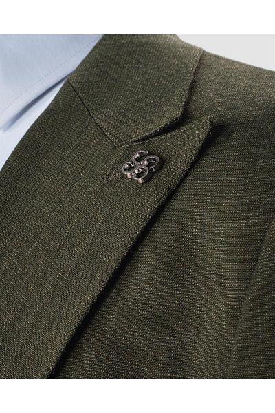echol Ech.2351-2751 Ecru Fabric Double Breasted Suit