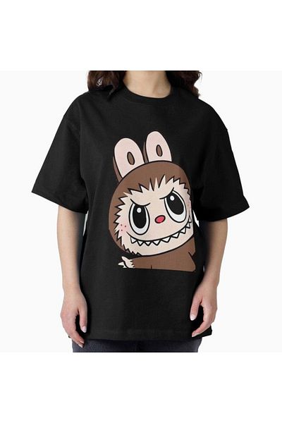 aynewmoda Labobo Logo Printed Men's and Women's Short-Sleeved Round Neck T-Shirt