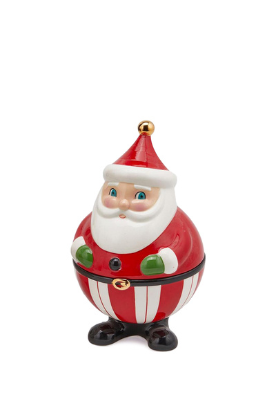 enzo de gasperi Noel Baba Porselen Kurabiye Kavanozu