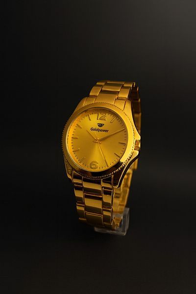 Goldpower Unisex Elegant Metal Wristwatch,