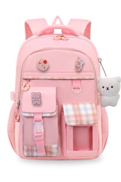 Roomys Σχολικό σακίδιο πλάτης με πολλές τσέπες από αδιάβροχο ύφασμα υψηλής πο...