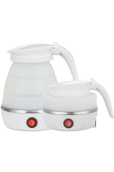Denx 600ml Foldable Electric Kettle Portable Small Outdoor Travel Kettle Telescopic Electric Kettle