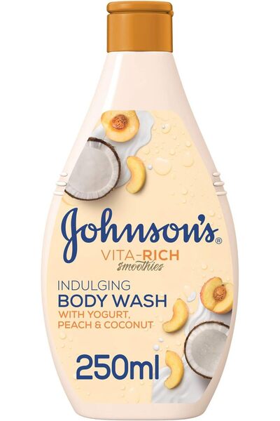 Johnson & Johnson غسول الجسم الفاخر من جونسون فيتا-ريتش، 250 مل، مع الزبادي و...