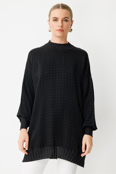 Ghisa Ribana Detaylı Tunik SİYAH