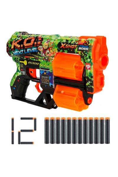 X-Shot Skins Dread 12 Mermili Sünger Dart Atan Silah 31 cm S01036517 K.O.
