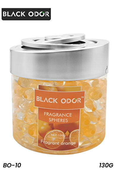 Black Odor كرات عطرية BO-10 - معطر جو جل برائحة البرتقال العطرة، 130 جرام للم...