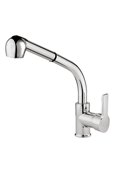 TRUVA Kuaför Tipi Spiralli Kuğu Batarya – Tek Kollu, Esnek Hortumlu, Çift Su ...