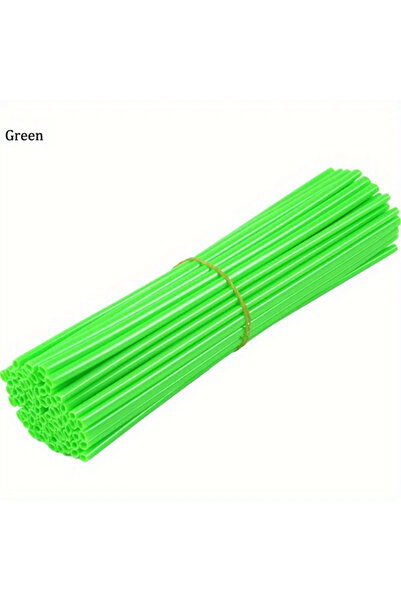 Choice4 green 72pcs Bicycle Wheel Spoked Protector Wraps 24cm Wheel Rim Spoke...