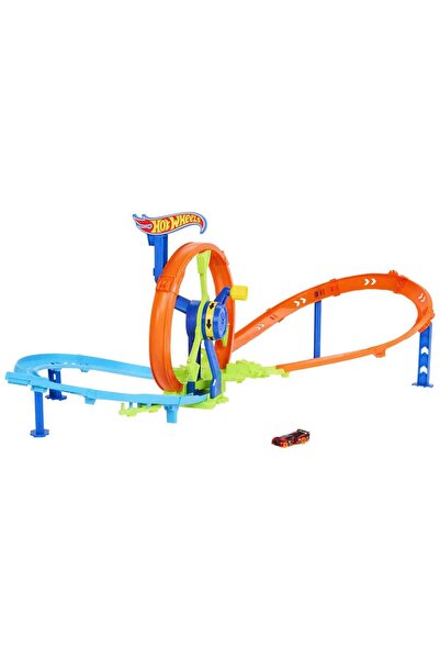 HOT WHEELS Stunt Tracks Rapid Launch Loop Oyun Seti JBX65