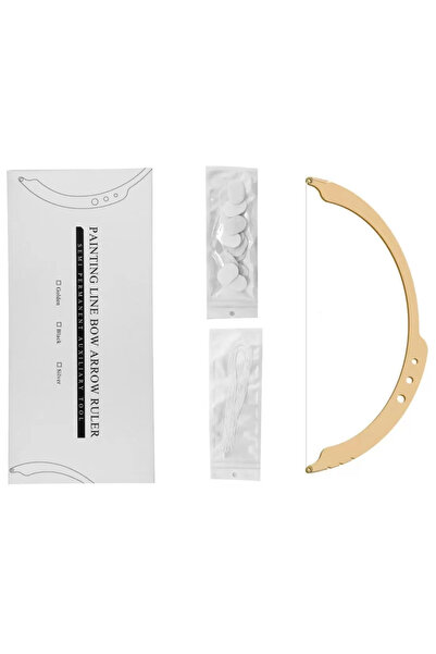 Lalvolin Kalıcı Makyaj Microblading İp Tasarımlı Kaş İşaretleme Ölçüm Cetveli...