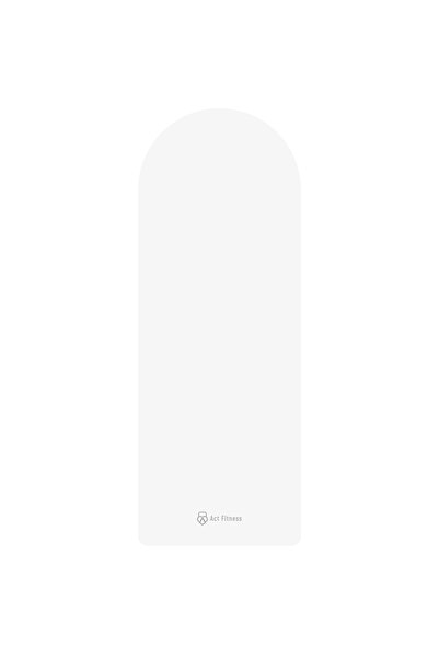 Act Fitness Beyaz Oval Fitness Yoga Matı 5mm