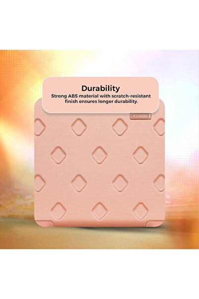 Stargold 16 Inch Single Cabin Size Luggage With 4 Spinner Wheels-T81D C Rose Pink