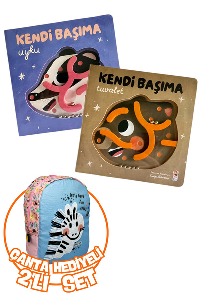 Sincap Kitap Kendi Başıma Uyku & Tuvalet Kitap Seti + Smiley Baby Hediye Çant...