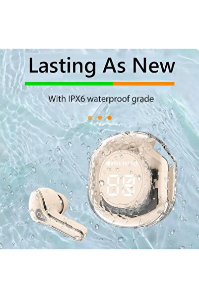 OEM Ασύρματα ακουστικά AIR39 TWS, Bluetooth 5.3, ANC/ENC, Hi-Fi, IPX7, Ψηφιακή οθόνη, Έως 20 ώρες αυτόματη λειτουργία