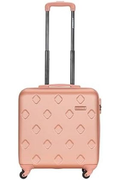 Stargold 16 Inch Single Cabin Size Luggage With 4 Spinner Wheels-T81D C Rose Pink