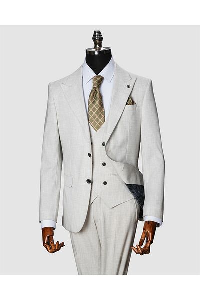 echol Ech. 2352 Straight Cloth Vest Suit