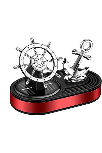 SUKILO معطر جو للسيارة على شكل مرساة - يعمل بالطاقة الشمسية، عطر عطري دوار، ي...