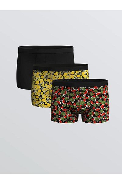 LC Waikiki Boxeri pentru bărbați din bumbac cu matriță standard, 3 piese (W5)
