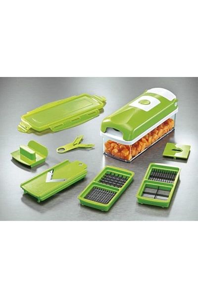 SUKILO 12-in-1 Vegetable Cutter – Multifunction Chopper, Grater, Slicer, Dicer, Peeler, Julienne &