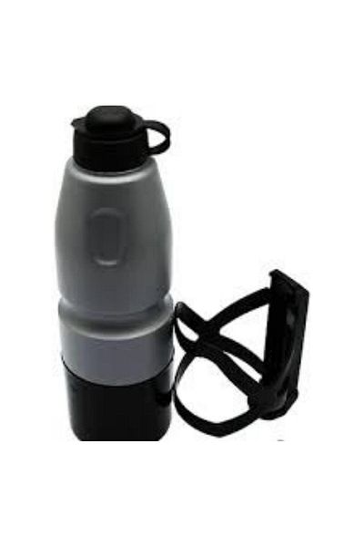ÇEÇEN HOME Bicycle Water Bottle Caged Glass Water Bottle 600 Cc