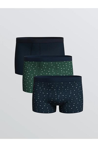 LC Waikiki Boxeri pentru bărbați din bumbac cu matriță standard, 3 piese (W5)