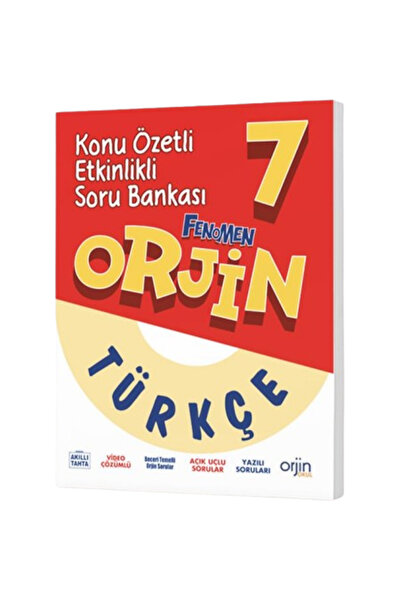 Orjin 7. Sınıf Türkçe Konu Özetli Soru Bankası