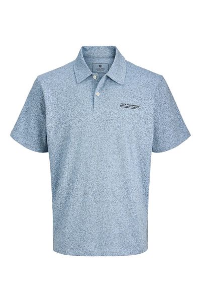 Jack & Jones 12286349 POLO T-SHIRT Chambray Μπλε