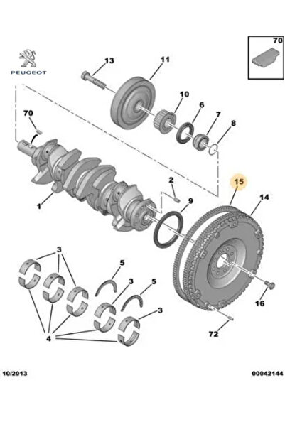 Peugeot Volant Dişlisi Partner-206-306-307-406-boxer 133 D