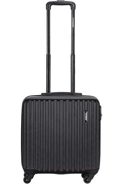 Stargold 16 Inch Single Cabin Size Luggage With 4 Spinner Wheels - T81D D Black
