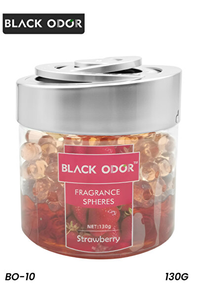 Black Odor كرات عطرية BO-10 - برائحة الفراولة، 130 غرام معطر جو جل للمنزل وال...