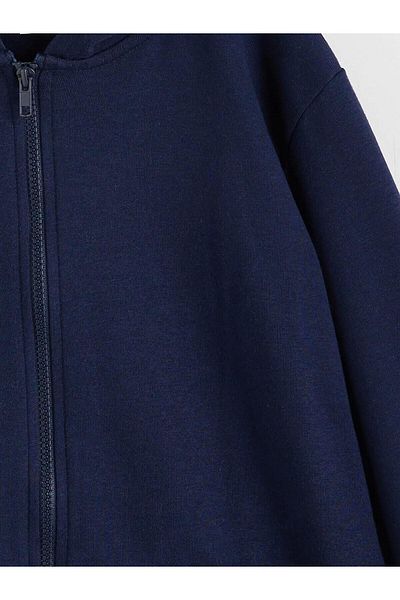 LC Waikiki Lcw Kids Hooded Boys Zippered Sweatshirt (W5)