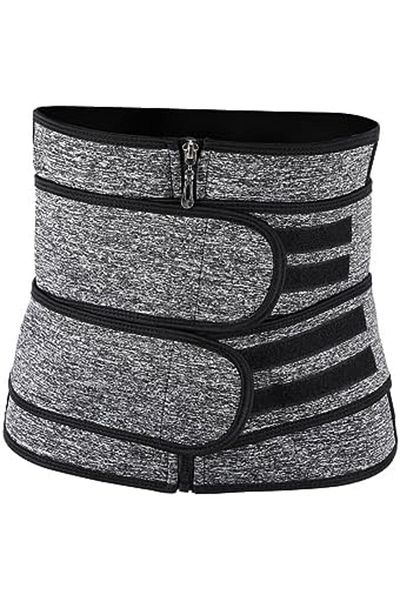 SUKILO Waist Staylace Belly Band – Breathable Adjustable Fitness Belt with Zipper, Back Support Be