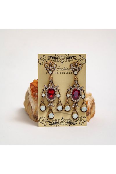 CHARM "Imperial Ruby" Earrings
