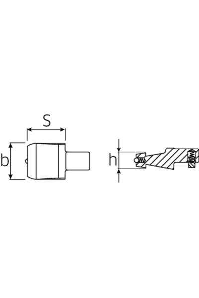 STAHLWILLE Adaptor capat cheie dinamometrica 7370/10-2, prindere 9x12 mm