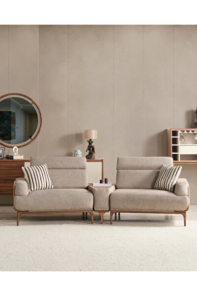 Welusse Home & Living Otto (Puflu) Koltuk Takımı & Oturma Grubu - (3+3+1+1)