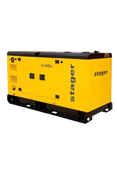 STAGER YDY40S3 Generator insonorizat 41kVA, 53A, 1500rpm, trifazat, diesel