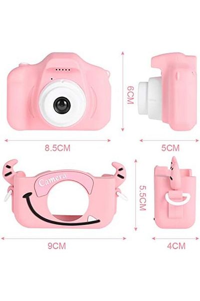 SUKILO Kids Digital Camera – 32GB SD Card Included, Dual Lens Portable Selfie Camera for Children