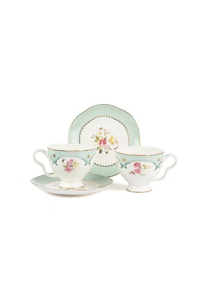 Mikasa Moor Splendor Florum 2-Piece Tea Cup Set 220Cc