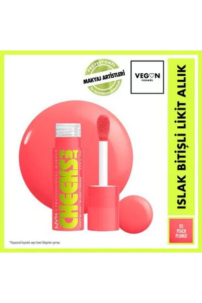 NYX Fat Cheeks Likit Allık Durian Drench 05