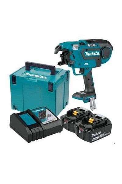 Makita DTR181RTE Masina de legat fier beton 2x16 mm + 2 acumulatori 18V, 5.0Ah + incarcator rap