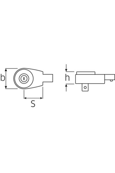 STAHLWILLE Cap clichet cheie dinamometrica, 735/65, 60 dinti, max 650Nm, prin...