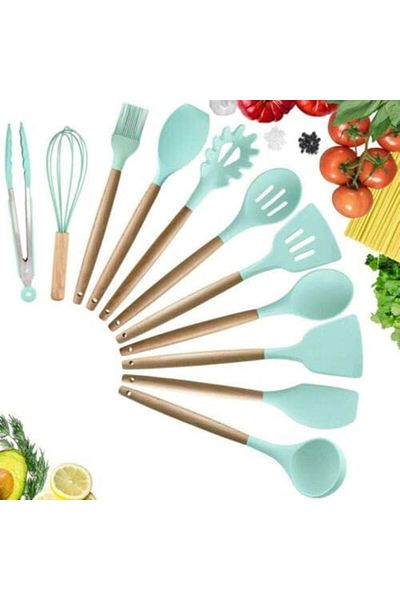SUKILO Silicone Cooking Utensil Set – Heat-Resistant Non-Stick Kitchen Tools, BPA-Free Silicone Sp
