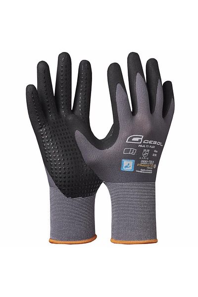 GEBOL 709278, Manusi de protectie Multi Flex, din nylon si spandex, acoperire din spuma de nitr