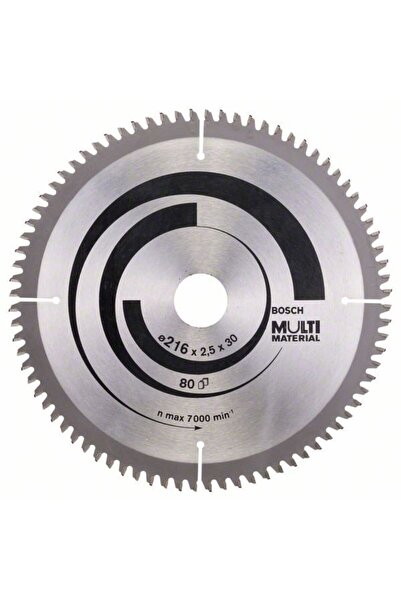 Bosch Multi Material circular saw blade, 216x30x2.5mm, 80T