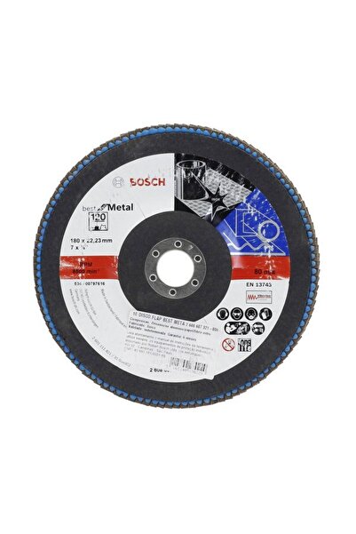 Bosch - Disc abraziv lamelar din Alox, seria standard, 125 mm, granulație 120