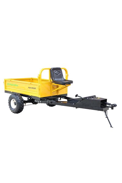 Progarden Alpine RM500T Remorca cu tractiune 500kg, 1 osie, prindere bolt pentru motocultor, roti 19x7-8