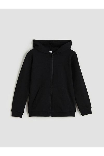 LC Waikiki Lcw Kids Hooded Boys Zippered Sweatshirt (W5)