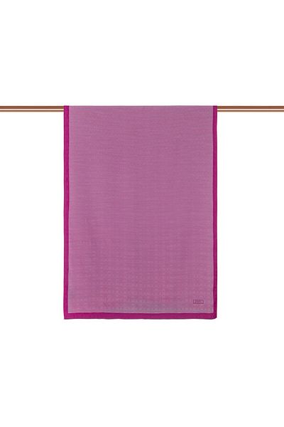 ipekevi Four Seasons Monogram Pattern Shawl 04356-Candy Pink